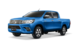 Blue Toyota Hilux Revo in Blue Nebula Metallic