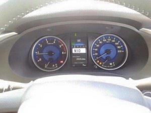 Digital Optronic meter of Toyota Hilux Revo