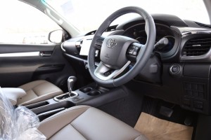 Interior of Double Cab Toyota Hilux Revo 2016 Model 2015